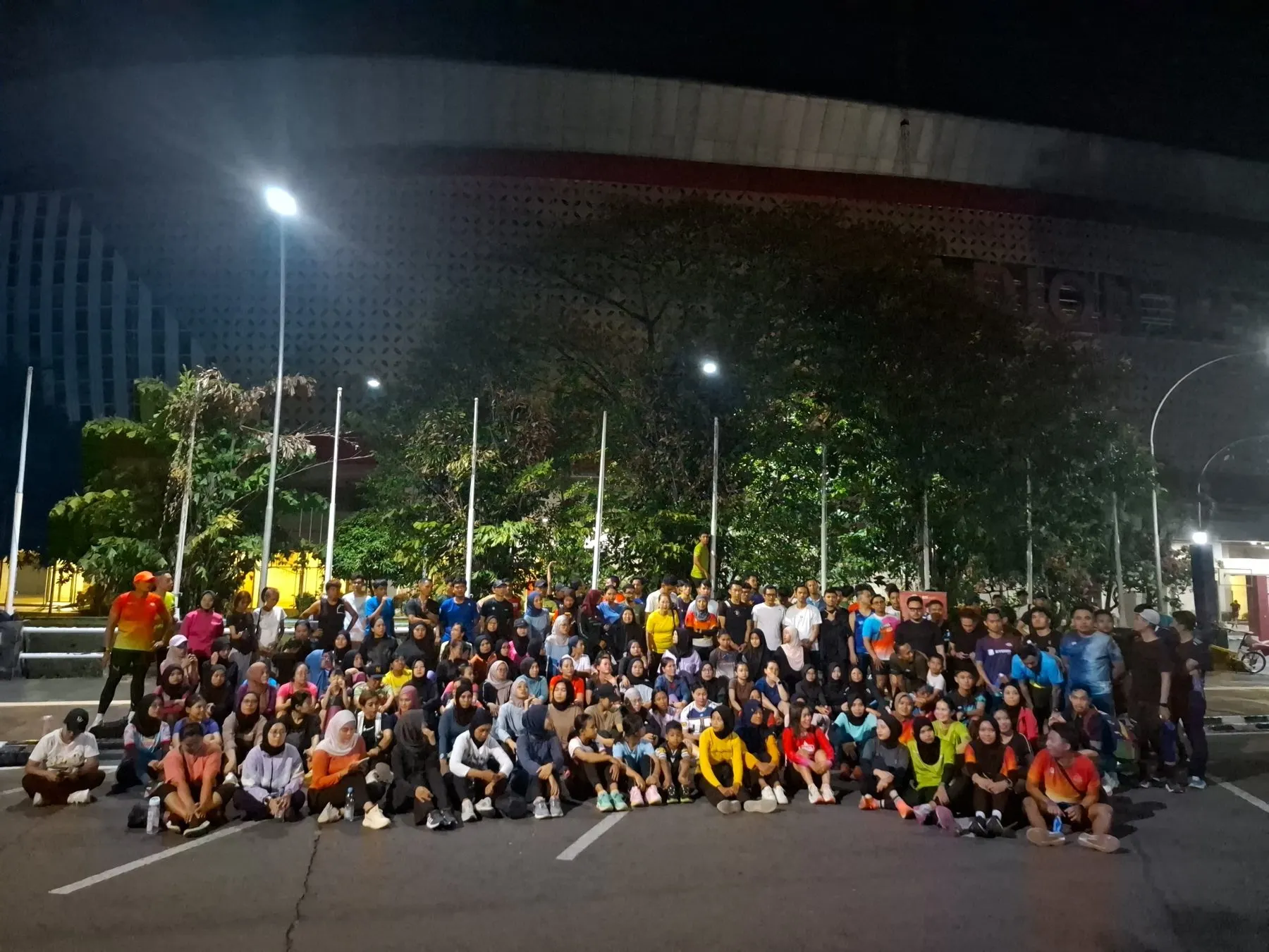 Foto bersama setelah latihan